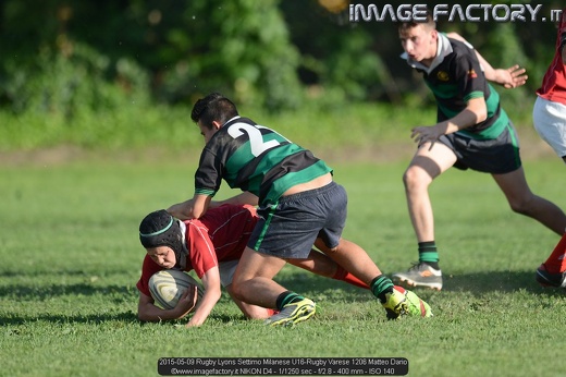 2015-05-09 Rugby Lyons Settimo Milanese U16-Rugby Varese 1206 Matteo Dario
